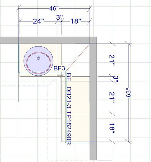 Cabinets for bathroom