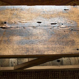 Reclaimed Oak and Chestnut Coffee Table - Living Room Furniture