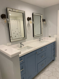 Towel ring between mirrors sale