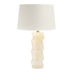 The Thomas Pheasant Collection - Alabaster Disc Lamp - Lamps