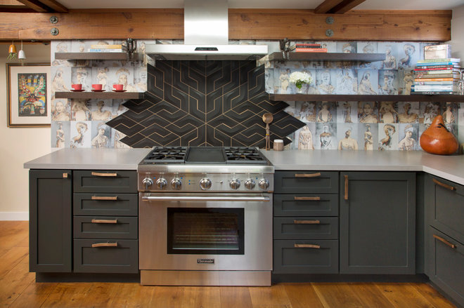 Eclectic Kitchen by LOCZIdesign