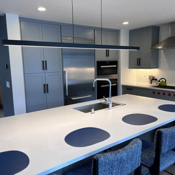 Gray Kitchen Design Sherman, CT