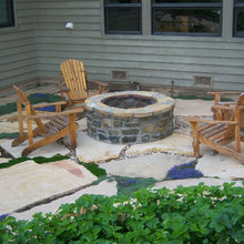 rock around fire pit