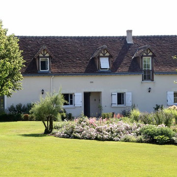 Aménagement d'un jardin à la campagne