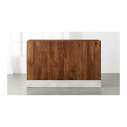 Mateo Marble Credenza | CB2 - Storage And Organization