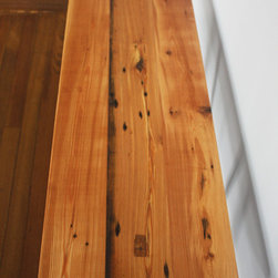 Reclaimed Antique Heart Pine Coffee Table - Coffee Tables