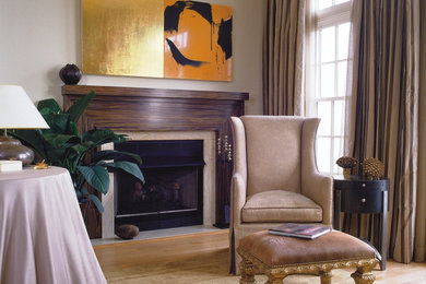 Elegant living room photo in DC Metro