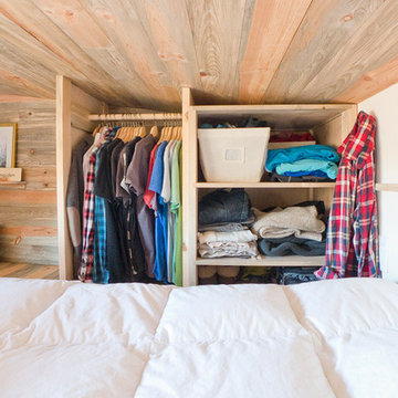 Tiny House Loft "Closet" Storage