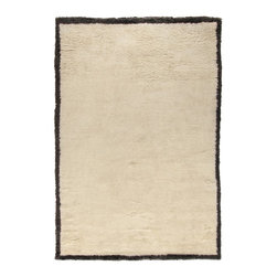 Moroccan touch  MT BORDER ivoire/gris fonc&eacute; - Rugs