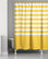 Yellow Stripes 71x74 Shower Curtain