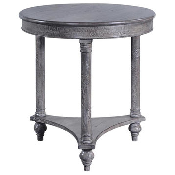 Lamp Table Glenbrook Weathered Gray Round