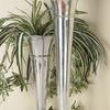 Traditional Silver Aluminum Metal Vase 30556