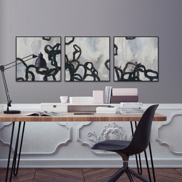 Causal Gesture V Triptych