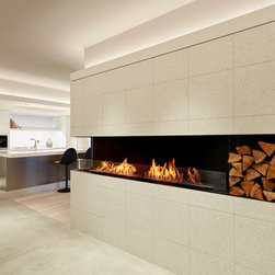 Left Corner Fireplaces - Indoor Fireplaces