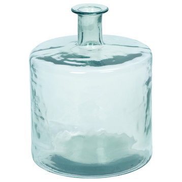 Farmhouse Blue Recycled Glass Vase 92980