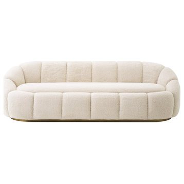 Channeled Modern Sofa | Eichholtz Inger, Cream