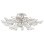 Hudson Valley Lighting - Tulip 4 Light Semi Flush, Clear K9 Crystal, Silver - Features:
