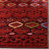 Safavieh Amsterdam Collection AMS108 Rug, Terracotta/Multi, 5'1"x7'6"