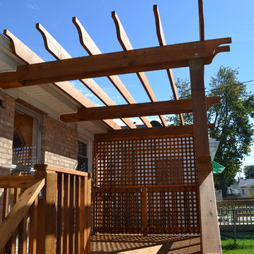 Building a Cedar Deck with Pergola