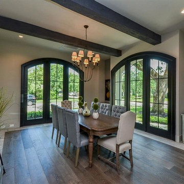 European Inspired Transitional Home