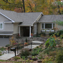Split level exterior