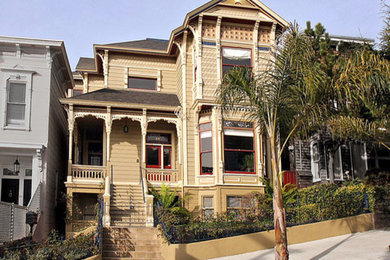 Inspiration for a victorian home design remodel in San Francisco