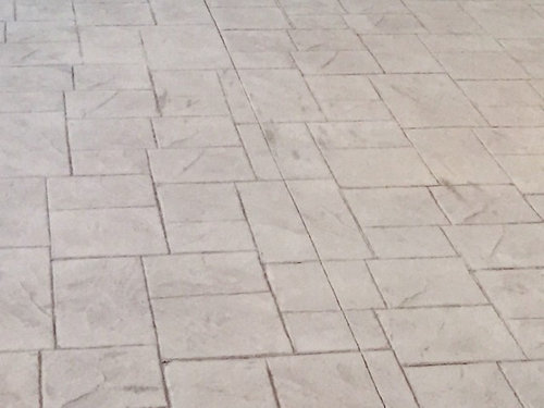 Bad Stamped Concrete Job