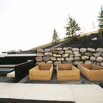 Custom Garden Boxes And Retaining Wall