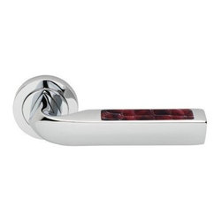 Dots 3 Leather Handle by Manital - Door Hardware