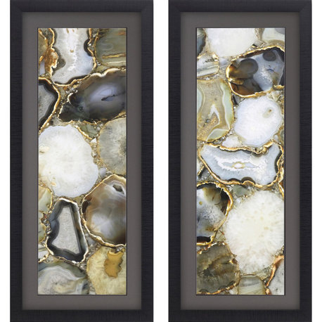 Agate Artwork, 2-Piece Set