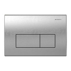 Geberit Palladium Matte Kappa50 Flush Plate - Bathroom Fixtures