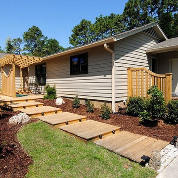 Oriental Style Entry Deck
