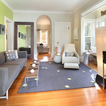 Suburban Zen Living Room