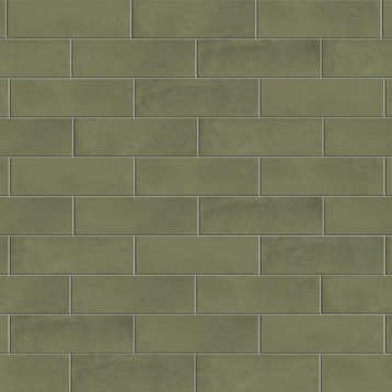 Coco Matte Moss Verde Porcelain Floor and Wall Tile