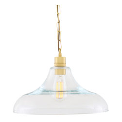 CLIFTON RAILWAY CLEAR GLASS PENDANT - Pendant Lighting