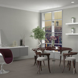 ATHENA GLASS DINING TABLE - Furniture