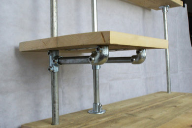 Urban Industrial Desk Design