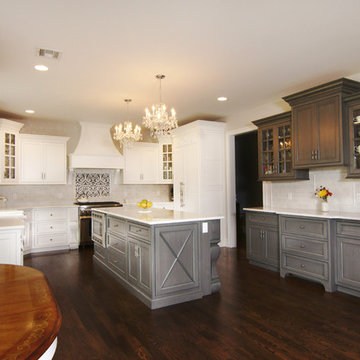 Transitional White Kitchen