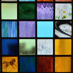 Custom Stained Glass Windows - Mixed Media Art