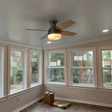 SWAIN SCREENPORCH REMODEL CONVERT TO SUNROOM - AFTER PICTURES