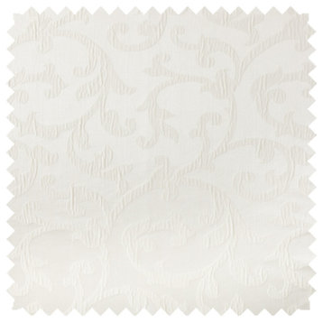 Deluxe Roman Shades Plain Fold, 35Wx67H Bermuda White