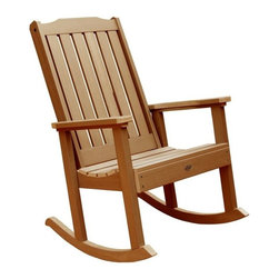 Highwood - Lehigh Outdoor Rocking Chair, Toffee - Outdoor Rocking Chairs