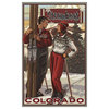 Paul A. Lanquist Steamboat Colorado Cross Country Art Print, 30"x45"