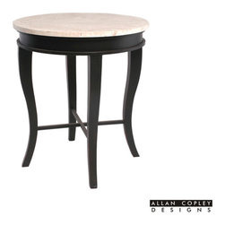 ACD-2304-02R-SA  Dania Round End - Side Tables And End Tables