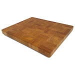 The Custom Cutting Block - End Grain White Oak Cutting Board - This one of a kind end grain cutting board will surely enhance any kitchen. The board also comes with rubber feet and a 4 oz. jar of bees wax conditioner. Woods: White Oak.