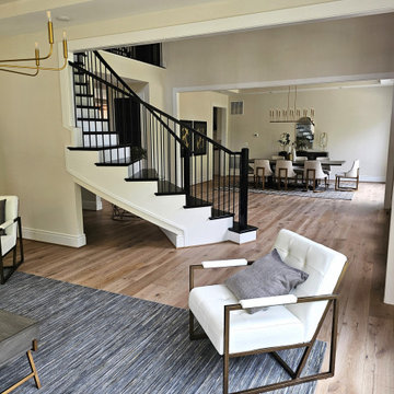 Project #130 | Curved Staircase with Wraparound Balcony