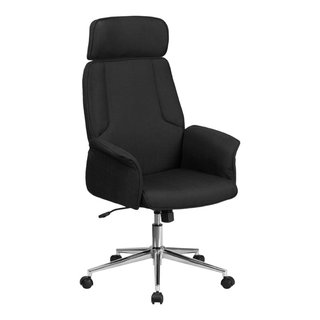 Flash Furniture Chambord Tufted Black Office Chair