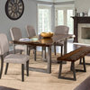 Hillsdale Emerson 6-Piece Rectangle Dining Set With One Bench and Four Chairs
