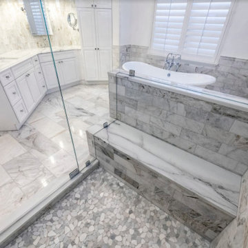 Award Winning McCallum Marble Master Bathroom