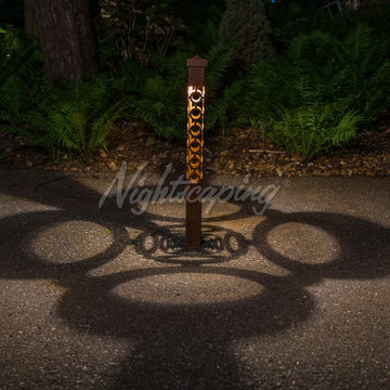 2 Series - CorTen Steel Bollards by Nightscaping USA
